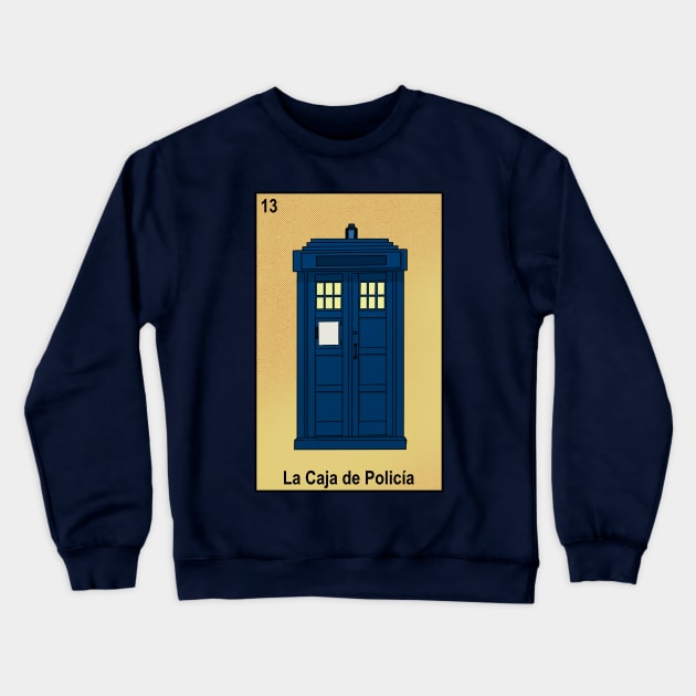 La TARDIS Crewneck Sweatshirt by pscof42